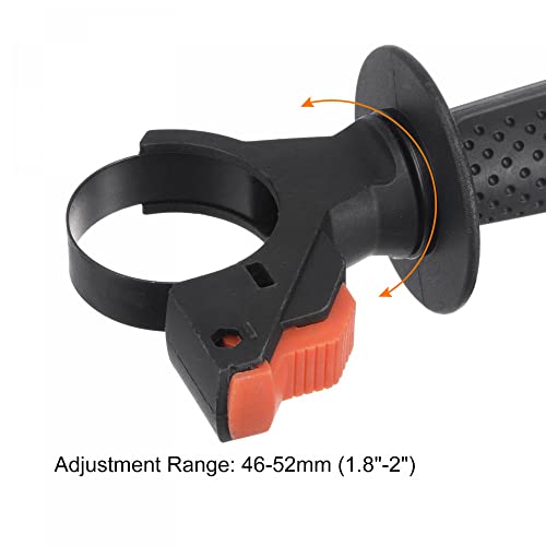 Uxcell A22021600UX0584 Hammer Drill Handle Plastic Adjustable Side Front Auxiliary Grip For Power Tool thumb #2