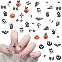Amazon | ネイルパーツ ハロウィン 120個セット 3D 立体 コウモリ