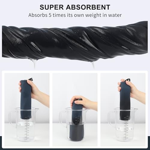 Image of Rainleaf Microfiber Towel Perfect Travel & Gym & Camping Towel. Quick Dry - Super Absorbent - Ultra Compact - Lightweight. Suitable for Trip, Beach, Shower, Backpacking, Pool