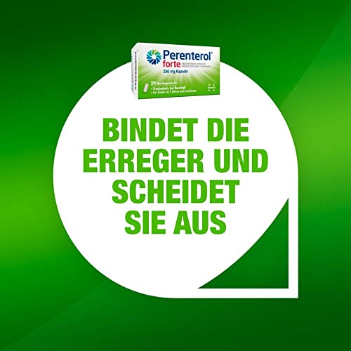 Durchfallmedizin Perenterol forte 250 mg 20 Kapseln