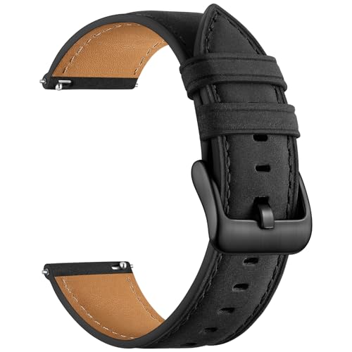 Bracelet de montre en cuir véritable rétro de 20mm 18mm 22mm à dégagement rapide
