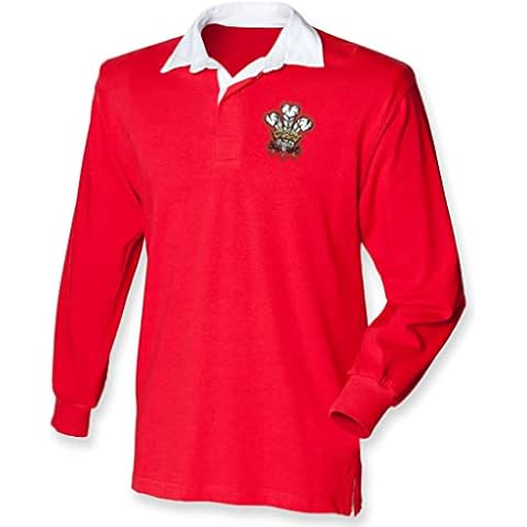 Children's Welsh Supporters Long Sleeve Rugby Shirt Cover