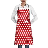 Utilisation polyvalente : ces tabliers imprimés drapeau suisse sont adaptés pour la cuisine et la pâtisserie dans la cuisine, leur durabilité les rend idéaux pour d'autres utilisations ; ils peuvent être utilisés pour le jardinage, les travaux manuels ou toute autre tâche où vous voulez empêcher vos vêtements de se salir