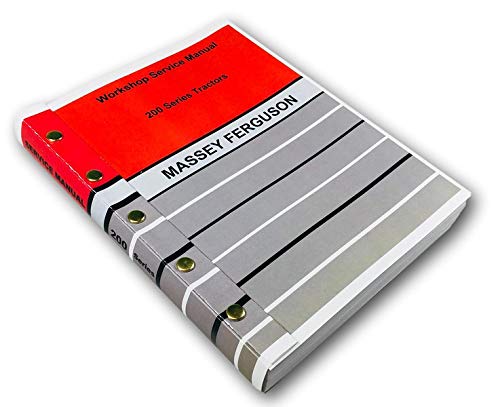 Cover of the Massey Ferguson 200 Series Workshop Service Manual