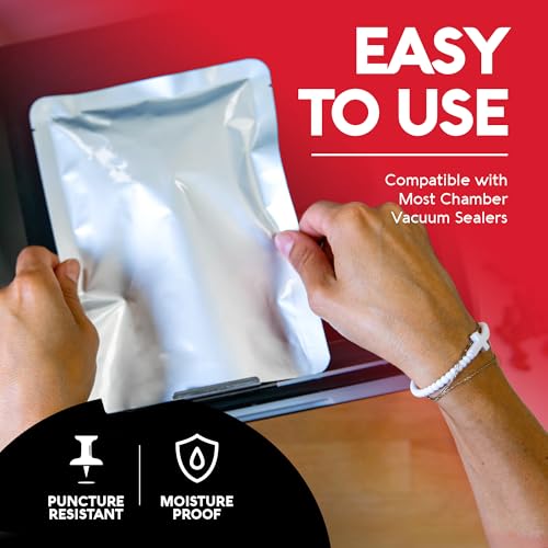 Avid Armor 8X12 Pack Of 100 - Silver Vacuum Sealer Bags For Food thumb #1