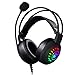 Produktbild kaige Gaming Headset, 7.1 Stereo-Sound Gaming-Kopfhörer mit Atem RGB-Licht Einstellbare Mic Einstellbare Mikrofon for PS4 PC Xbox One Laptop Mac WKY