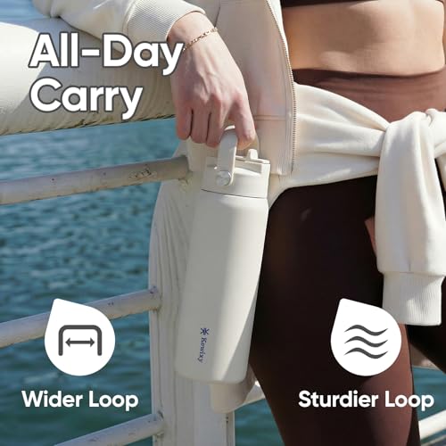 KEWIXY 32-Oz Insulated Stainless Steel Water Bottle w/ Straw and Handle (Various Color) 10.79 + Free Shipping + 40% Off Code RTCV4R7C - image 5
