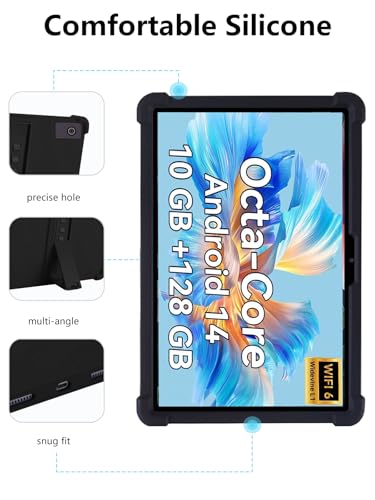Coque Android Yicty A6H 11" évitez les rayures et casses avec ce silicone noir