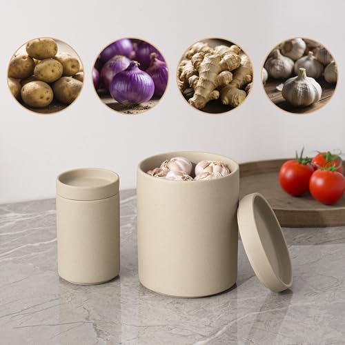 CEEFU 7.3"+5.4" Ceramic 2-in-1 Utensil Holder Set for Farmhouse Countertop by CEEFU - Used condition - Image 7