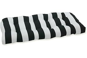 Black and White Outdoor Setee Cushions—Cozy, Comfortable and Weather Resistant