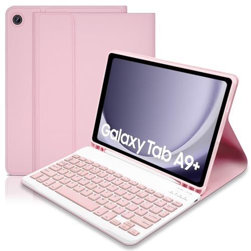 Galaxy Tab S7+ 5G 8gb+256GB ピンク キーボードカバー 41SL7j825fL.jpg