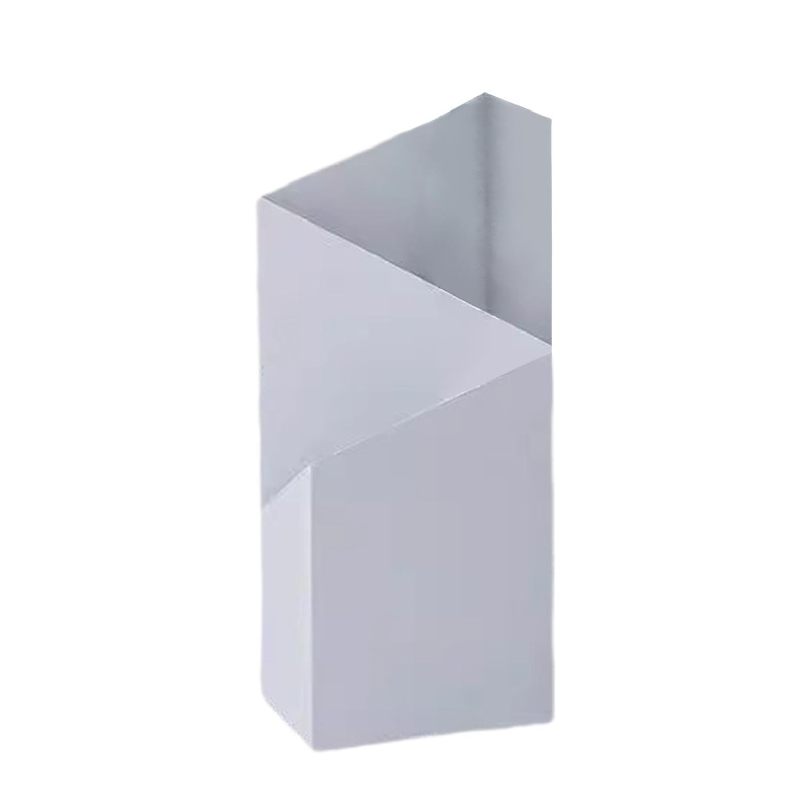 Portaombrelli a Doppio Livello Robusto Design Nordico Organizzatore per Ingresso Ufficio, Bianco