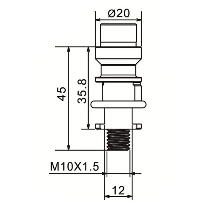 Tailor Clamp Manipulator Conversion Automatic Clamping Tailor Rod Lock Clamping Screw Disk ER-015465