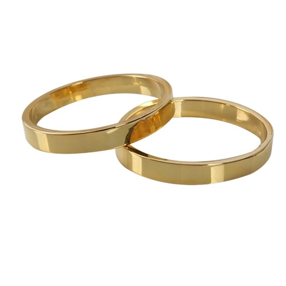 Anelli Portatovaglioli Portatovaglioli con fibbie for tovaglioli for la decorazione della tavola di casa del ristorante festa nozze(50pcs gold)