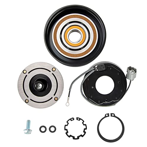 ZonCar A/C Compressor Clutch Kit fit for Accord 2003-2007,AC Compressor Clutch Kit Pulley Coil replace#78389