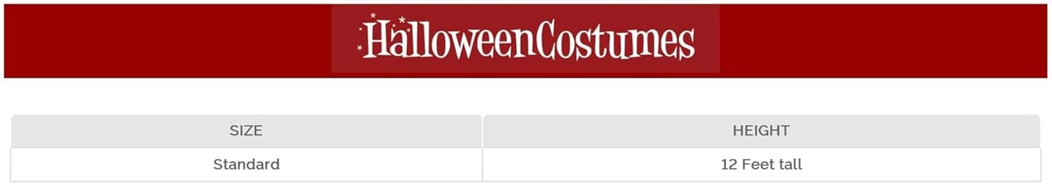 Fun Costumes 12FT Scarecrow Animatronic | Towering Halloween Decoration with Light Up Eyes, Talking Jaw, Moving Arms and LED Chest