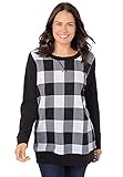 Woman Within Plus Size French Terry Sweatshirt