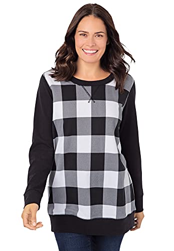 Woman Within Plus Size Printed Sweatshirt