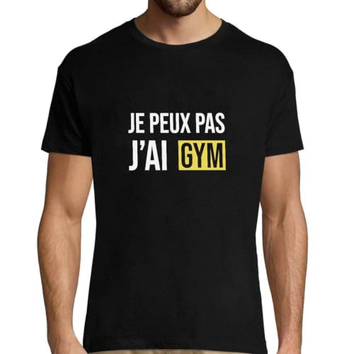 T-Shirt Homme Je Peux Pas J'ai Gym, le cadeau d'anniversaire rigolo