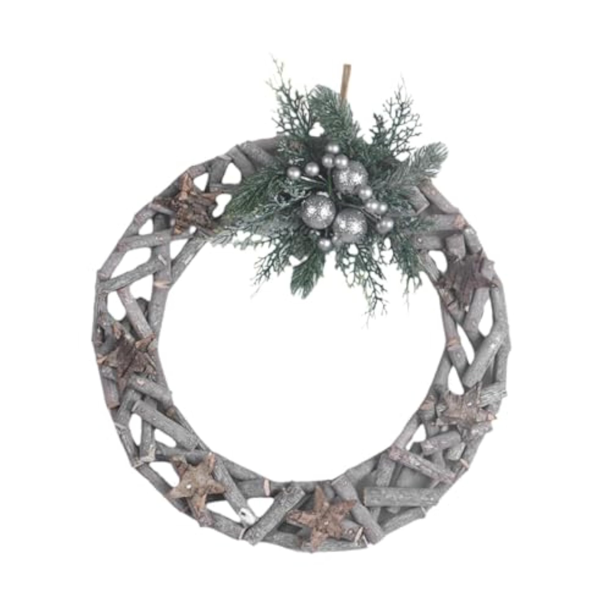 Wood Christmas Wreath for Home Decor