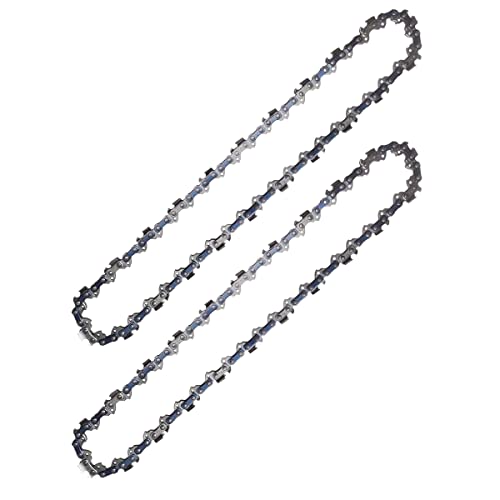 SAND DR BRUSH 2 Pcs Cadenas de sierra para motosierra 12 pulgadas,Paso de la cadena 3/8", Calibre de la cadena 0.050”/1.3mm, Número de eslabones 44DL, Cadenas motosierras longitud de la espada 30cm Cover