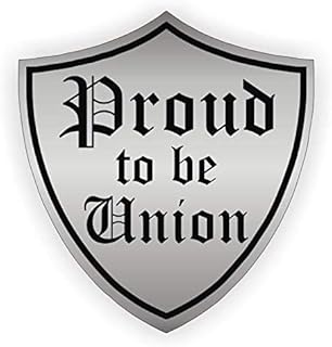 Proud to be Union Hard Hat Sticker/Helmet Decal Label Lunch Tool Box