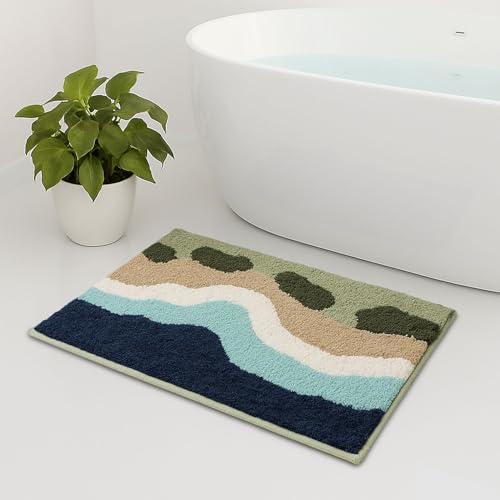 Image of Luxe Home Super Soft Canada Cloud Bath Mat Non-Slip Machine Washable Bathroom Mat for Home, Bedroom and Living Room (40x60 cm) - Pack of 1