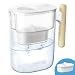 Waterdrop Extream Long-Lasting (200 Gallons), BPA Free, 10-Cup Water Filter Pitcher with Wooden Handle - Fast Filtering with Ultra Adsorptive Material