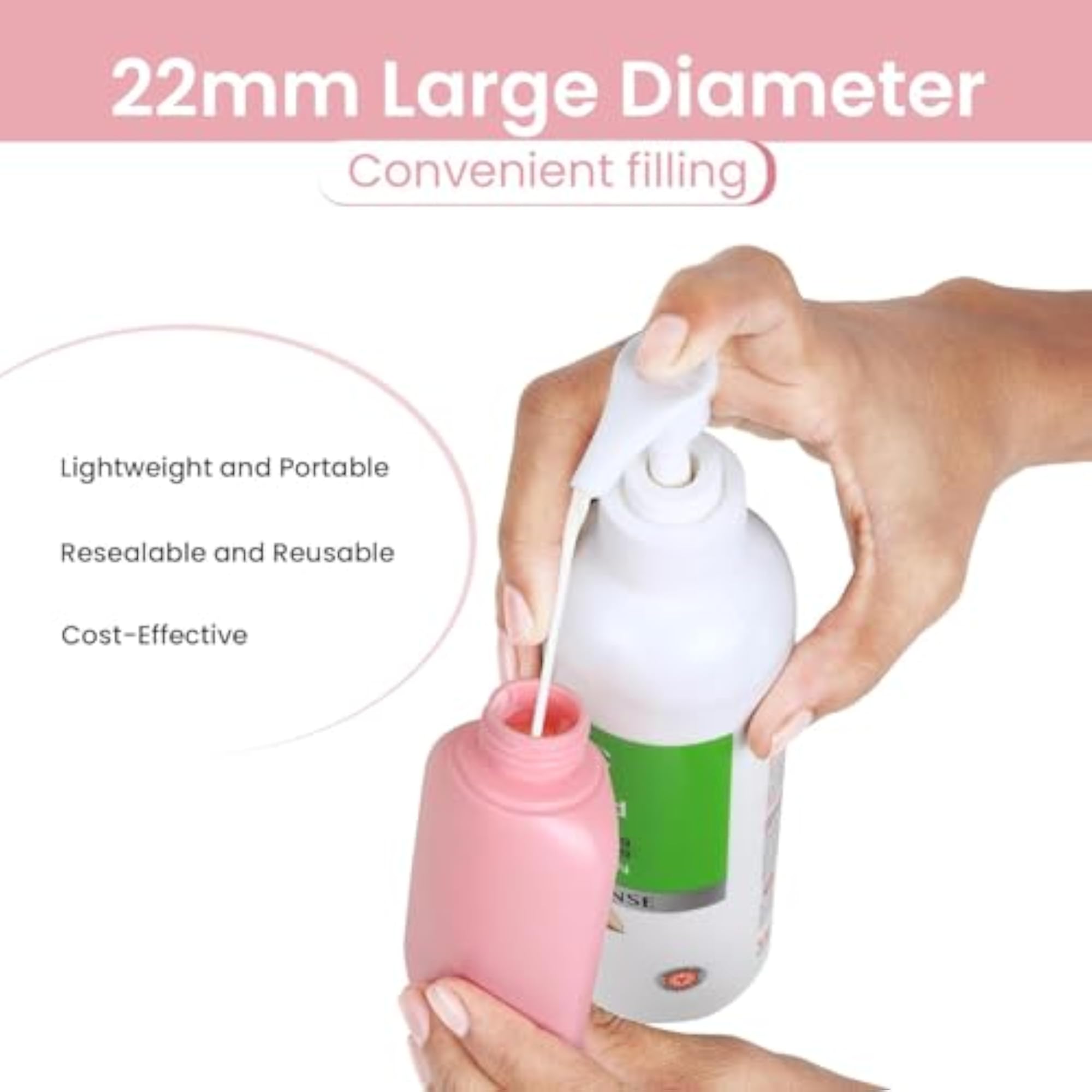 Pack of 3 Travel Bottles For Toiletries