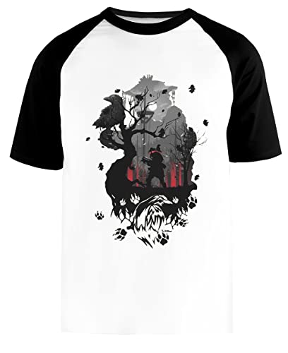 Sabueso Legendario De Apex Camiseta Beisbol Blanca Unisex Manga Corta Negra