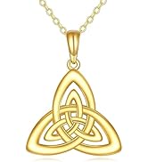 GEHN Pulsera De Oro Macizo De 14 Quilates, Nudo De Brujas, Oro Amarillo, Joyería De Nudo/ondas, Regalos Para Mujeres