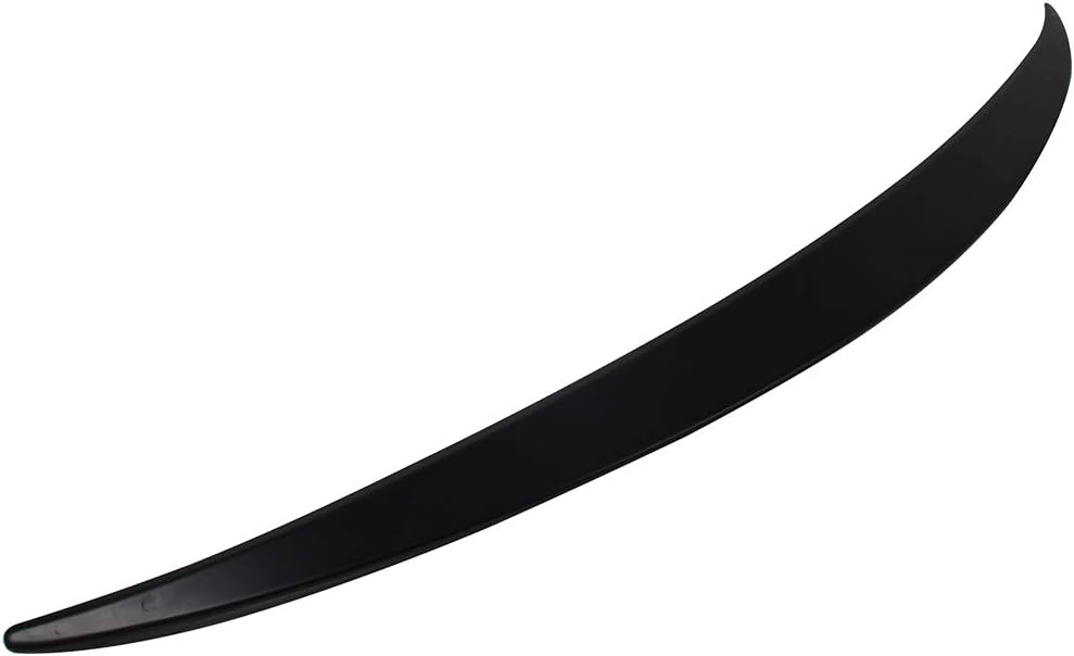 Trunk Spoiler Compatible with 2017-2023 Mercedes-Benz E Class W213, Factory Style Unpainted ABS Rear Wing by IKON MOTORSPORTS