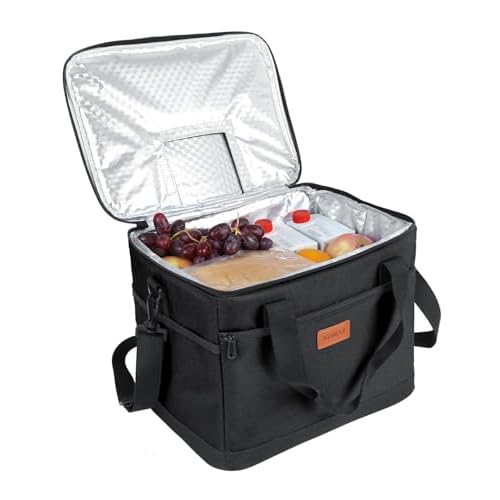 Kollea Cool Bag – 30 Litre Cool box -Insulated Cooler Bag Lunch Bag Keep Warm and Cold, Leak-Proof, With Carriying Straps, Multiple Pockets – Ideal for Travel, Camping, Picnics, BBQ