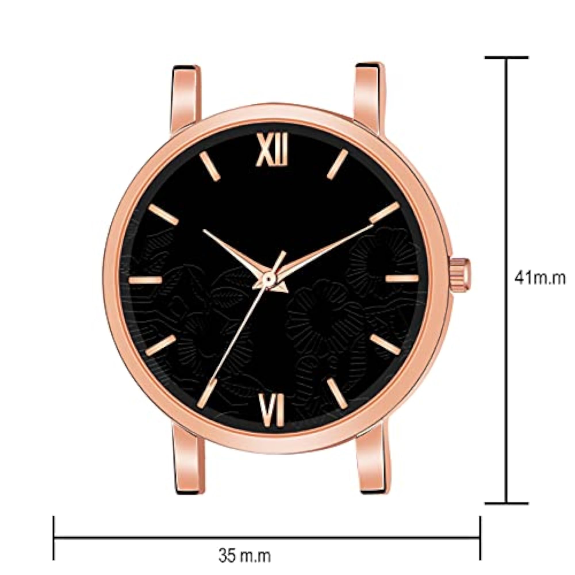 Analog Multicolor Dial Leather Strap Watch for Girls