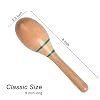 2 Pcs Wood Maracas for Kids Adults, Wooden Maracas Shakers Musical Instrument