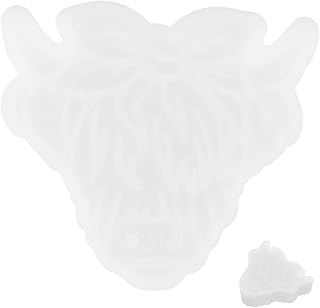 Wear- Ox Head Silicone Mold for DIY Scented Candle Making Soap Cup Coaster and Epoxy Crafts Flexible and Multipurpose Handcrafting Supplies for Car Bathroom and Office Decor