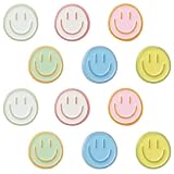 12 Stück Emaille Kühlschrankmagnete, Ausdrucksstarke Resin, Bunt Magnetische Kühlschrank Deko Set,Kleine Ausdrücke Kühlschrankmagnete,für Kühlschrankzubehör, Küche, Büro