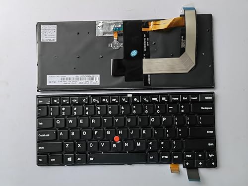 Siakoocty �m�[�g�p�\�R�� �����p US���C�A�E�g�L�[�{�[�h Lenovo THINKPAD X250 X240 X260 X230S X270 A275 X240S QWERTY�p �t���[���t�� �g���b�N�|�C���g�Ȃ� �o�b�N���C�g�Ȃ� �u���b�N