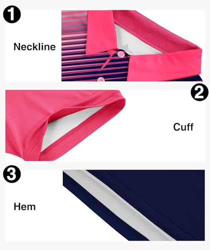 Image of ZITY Mens Golf Shirt Short Sleeve Athletic Casual Work Collared Polo Tshirt