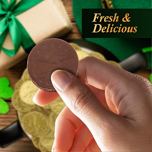 Easter Gold Chocolate Coins – 600G Bulk Candy Bag – Delicious Premium Belgian Chocolate Gold Candy For Kids And Adults – Individually Wrapped Chocolate Milk Coins (Aprox, 115 Coins) – Ideal For Impressing Your Guests #TOP3
