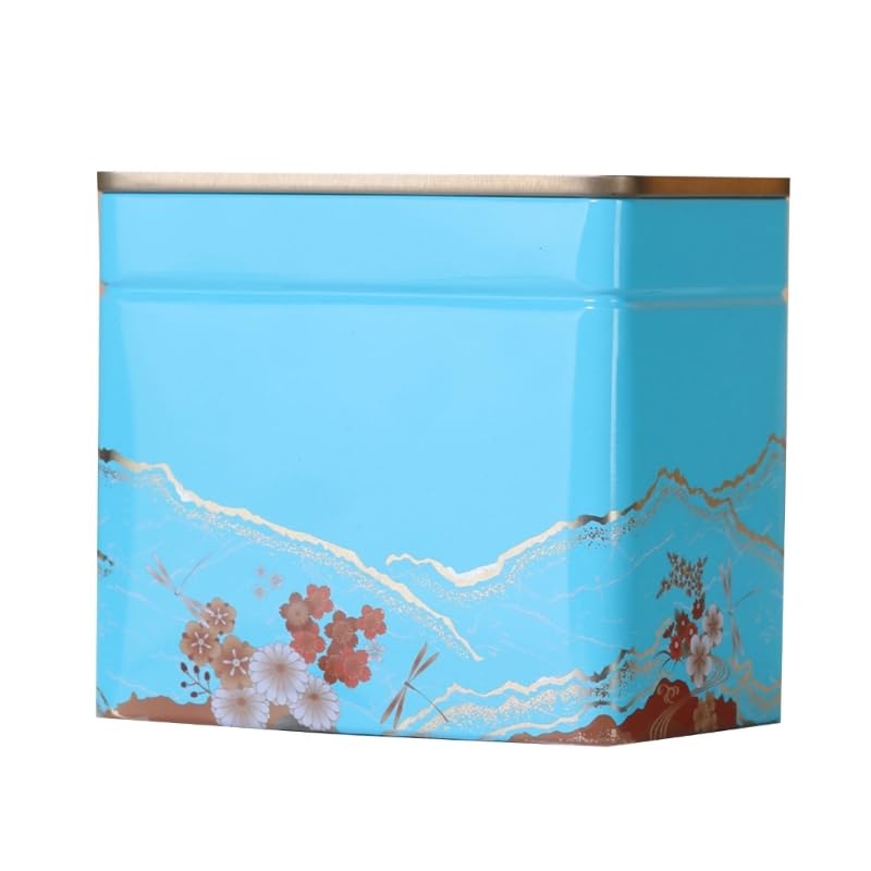 Almacenamiento para café, dulces, recipiente suelto de hojalata, hierbas, tarro de metal, bidón de té, soporte para caramelos, fiesta, regalo, hierbas, recipiente para té, almacenamiento