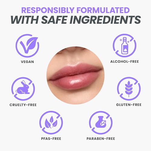 Image of Wonderskin Lip Oil Rehab Serum - Tinted Lip Oil, Hydrating Lip Serum