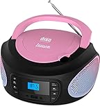 poste radio cd usb rose PORT USB: port de mémoire USB pour lire des MP3 à partir de vos appareils. Il possède une entrée AUX-IN et une sortie casque 3,5 mm qui permet un divertissement musical discret.