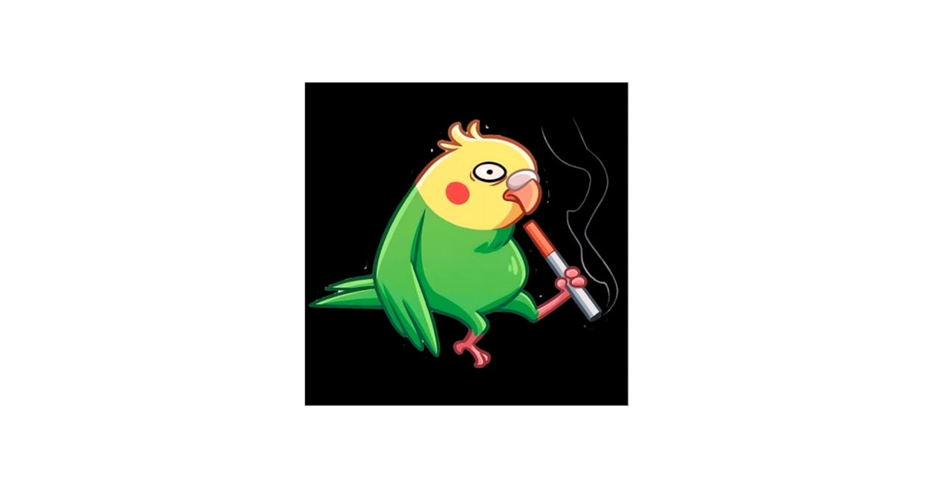 コンゴウインコの壁掛けインテリア Amazon.co.jp: 壁掛け画 面白い 喫煙オウム カラフル オウム