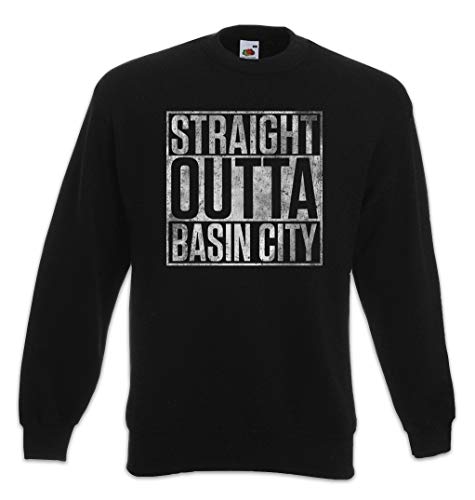 Sweatshirt Straight Outta Basin City Urban Backwoods pull homme mode urbaine sweat