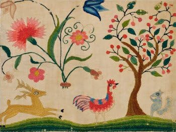 Art Needlepoint Winterthur Fruit Flowers and Birds II Needlepoint Canvas