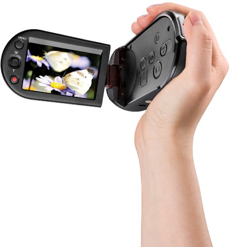 Samsung SMX-C10LP SD Camcorder (SDHC/MMC Card, 10-Fach Opt. Zoom, 6,9 cm (2,7 Zoll) Display) blau – Bild 8