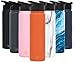 Simple Modern 22 oz Summit Water Bottle - Stainless Steel Hydro Swell Flask +2 Lids - Wide Mouth Double Wall Vacuum Insulated Reusable Autumn Small Kids Coffee Leakproof Thermos - Orange