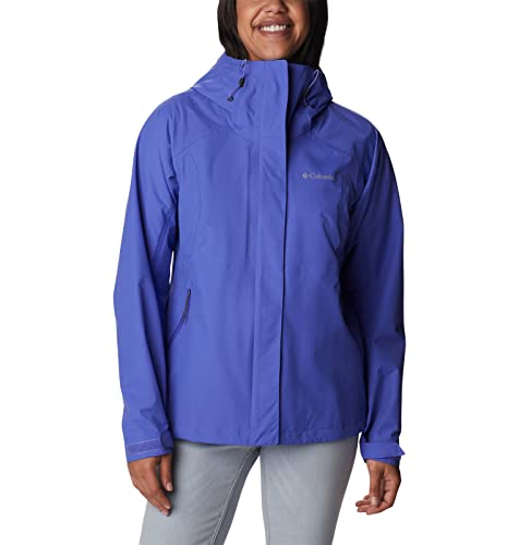 Veste Columbia imperméable femme violette shell respirante