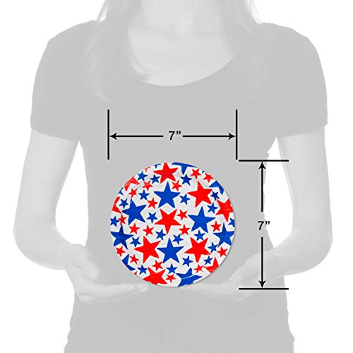 American Greetings Memorial Day Party Supplies, Paper Dessert Plates (36-Count) #TOP2